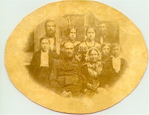Peter Carl Johann von Rosenberg family portrait